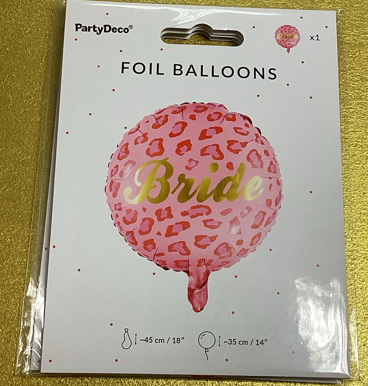 ‘Bride’ foil balloon