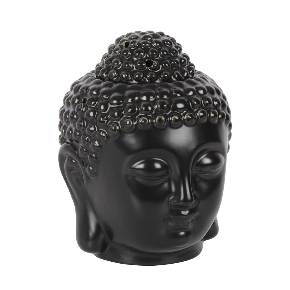 Black Buddha Head Oil Burner and Wax Warmer