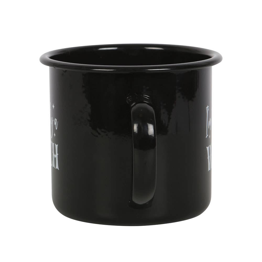 I'm Secretly A Witch Enamel Halloween Mug