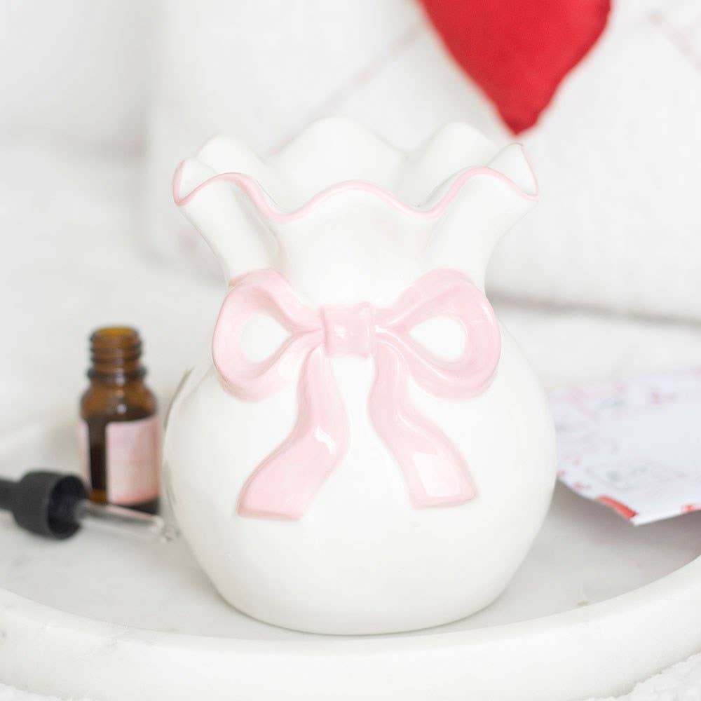 Pink Bow Oil Burner