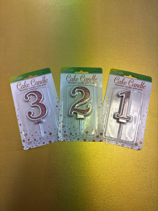 Cake candle large numbers