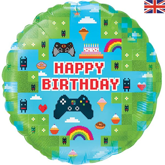 Blox Game Happy Birthday foil balloon
