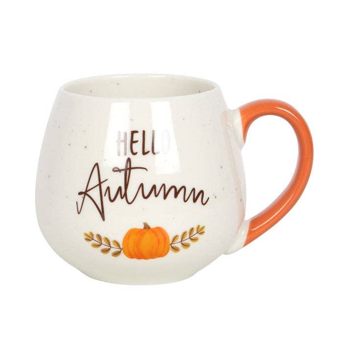 Hello Autumn Fall Rounded Mug