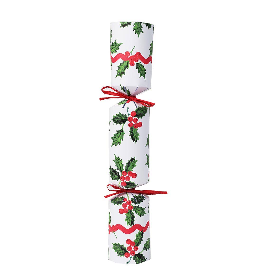 Holly White Christmas Crackers | 6 Pack | Christmas Table |