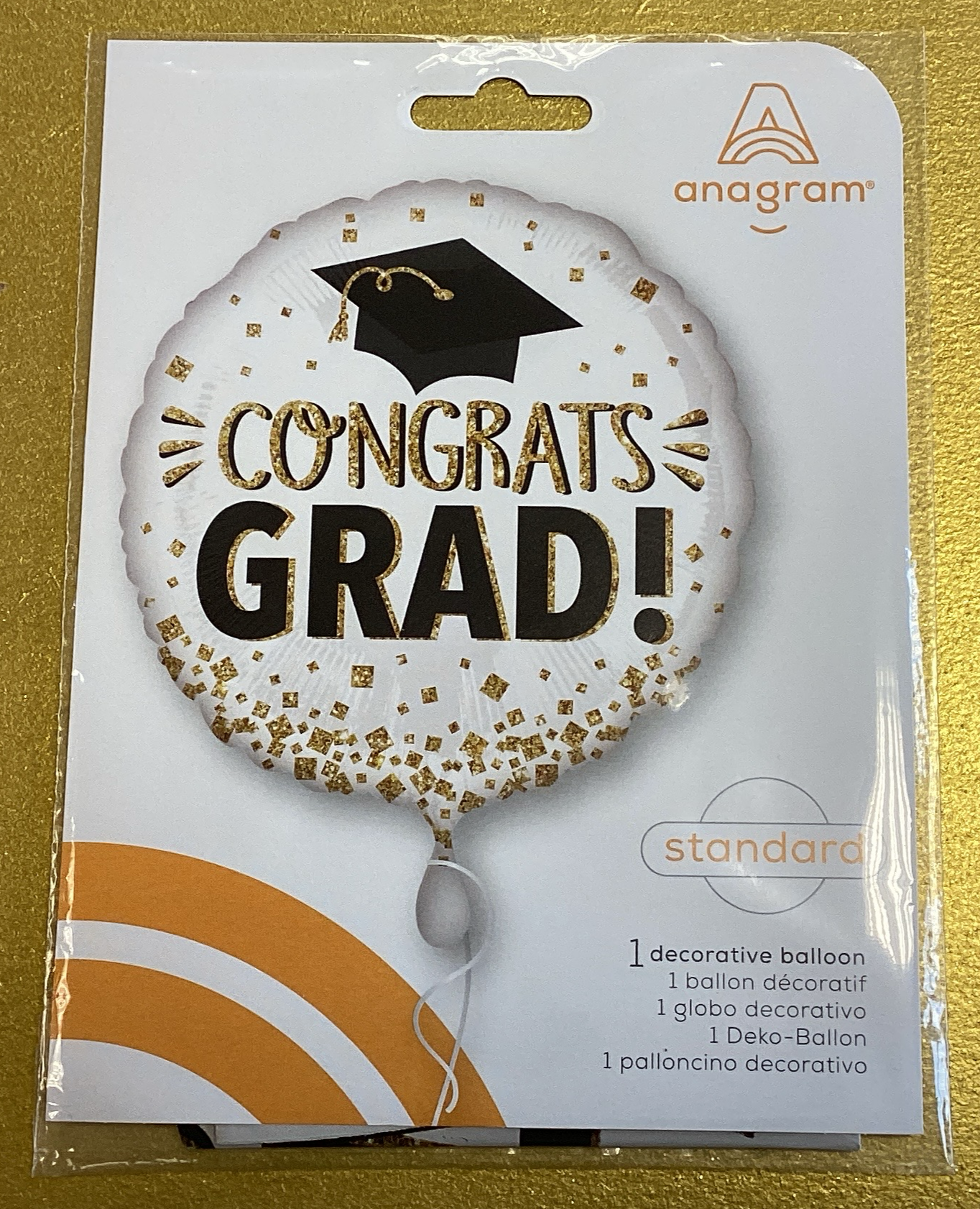 ‘Congrats grad!’ Foil balloon