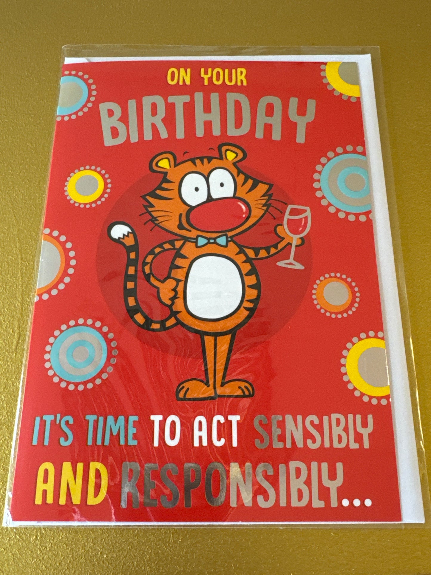 Birthday card - humour