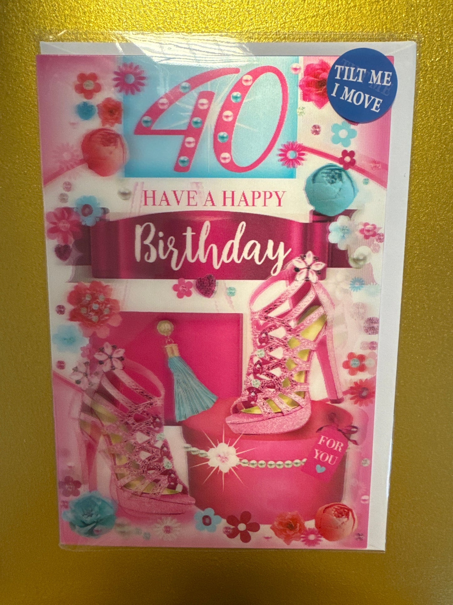 40th birthday card