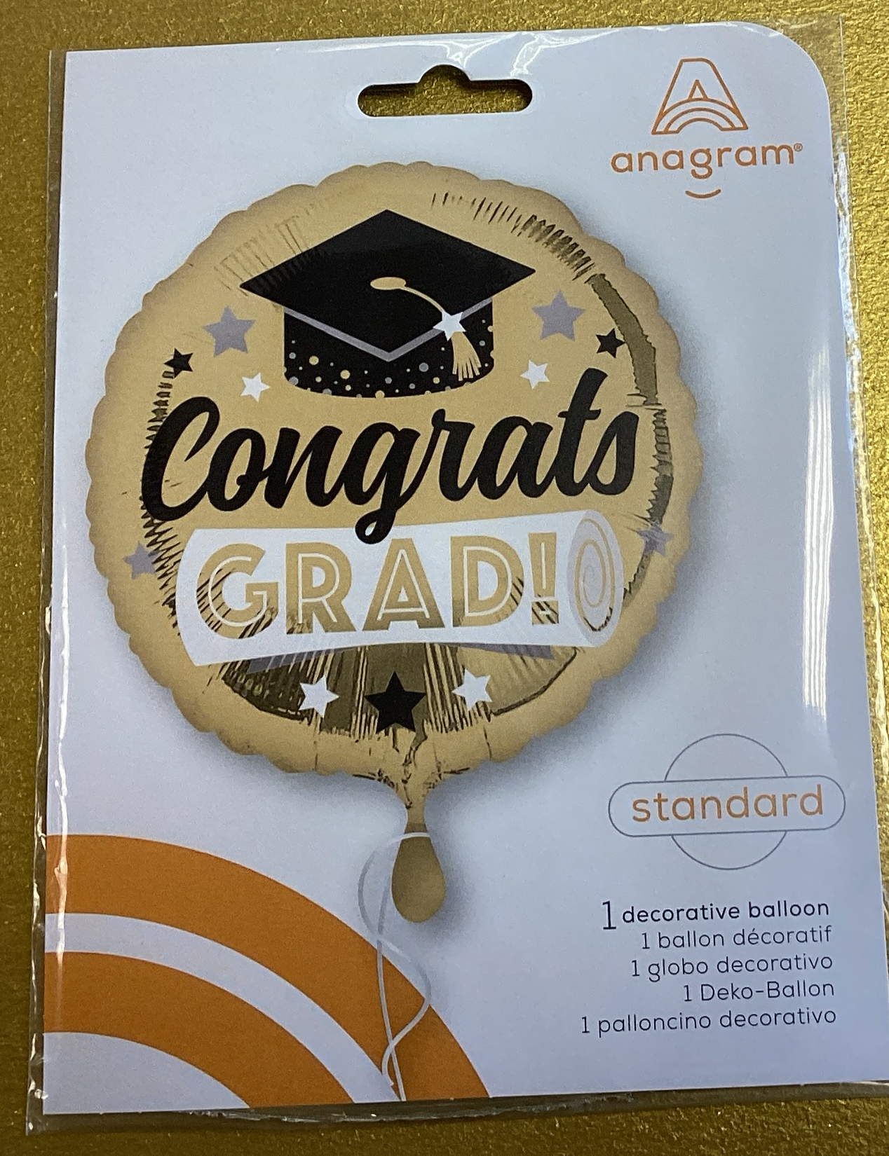 ‘Congrats Grad!’ Foil balloon