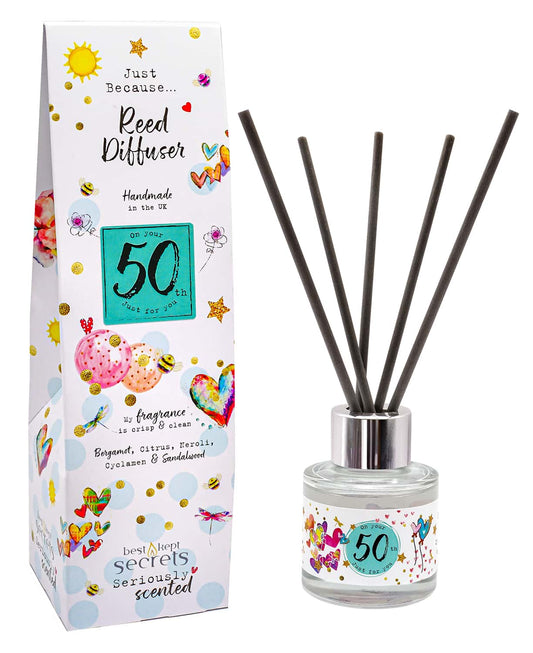 JUST BECAUSE OCCASION SPARKLY DIFFUSERS – 50TH, 50ML