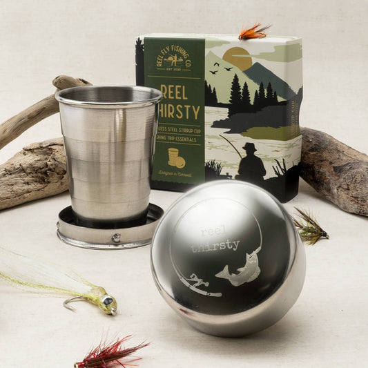 'Reel Thirsty' Stirrup Cup Reel Fly Fishing Co.