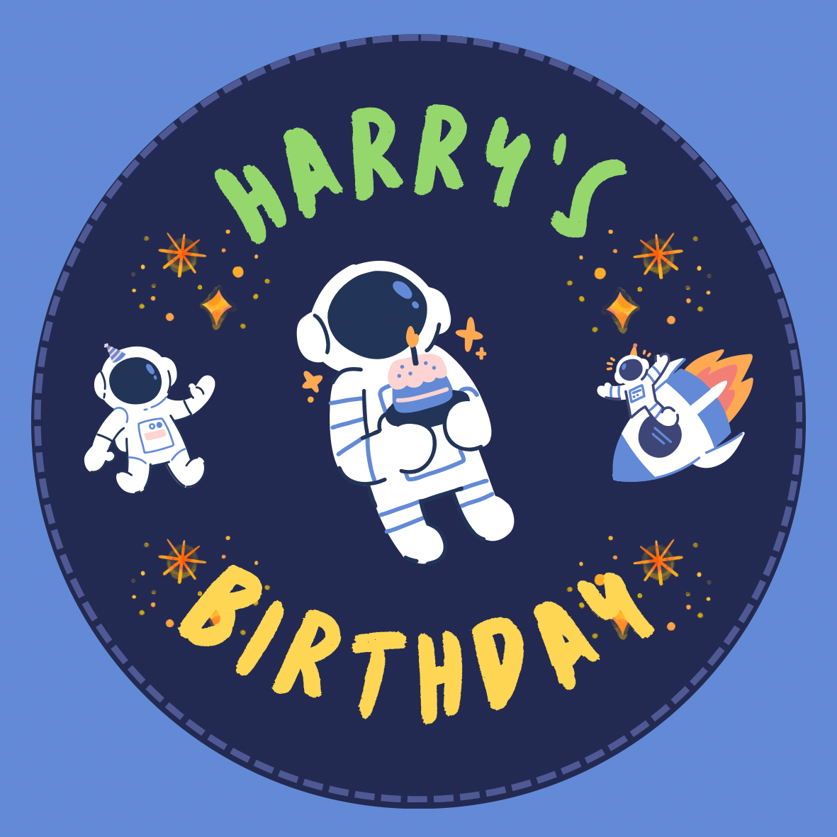 Children’s birthday stickers 20