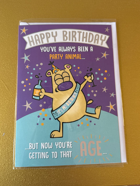 Birthday card - humour