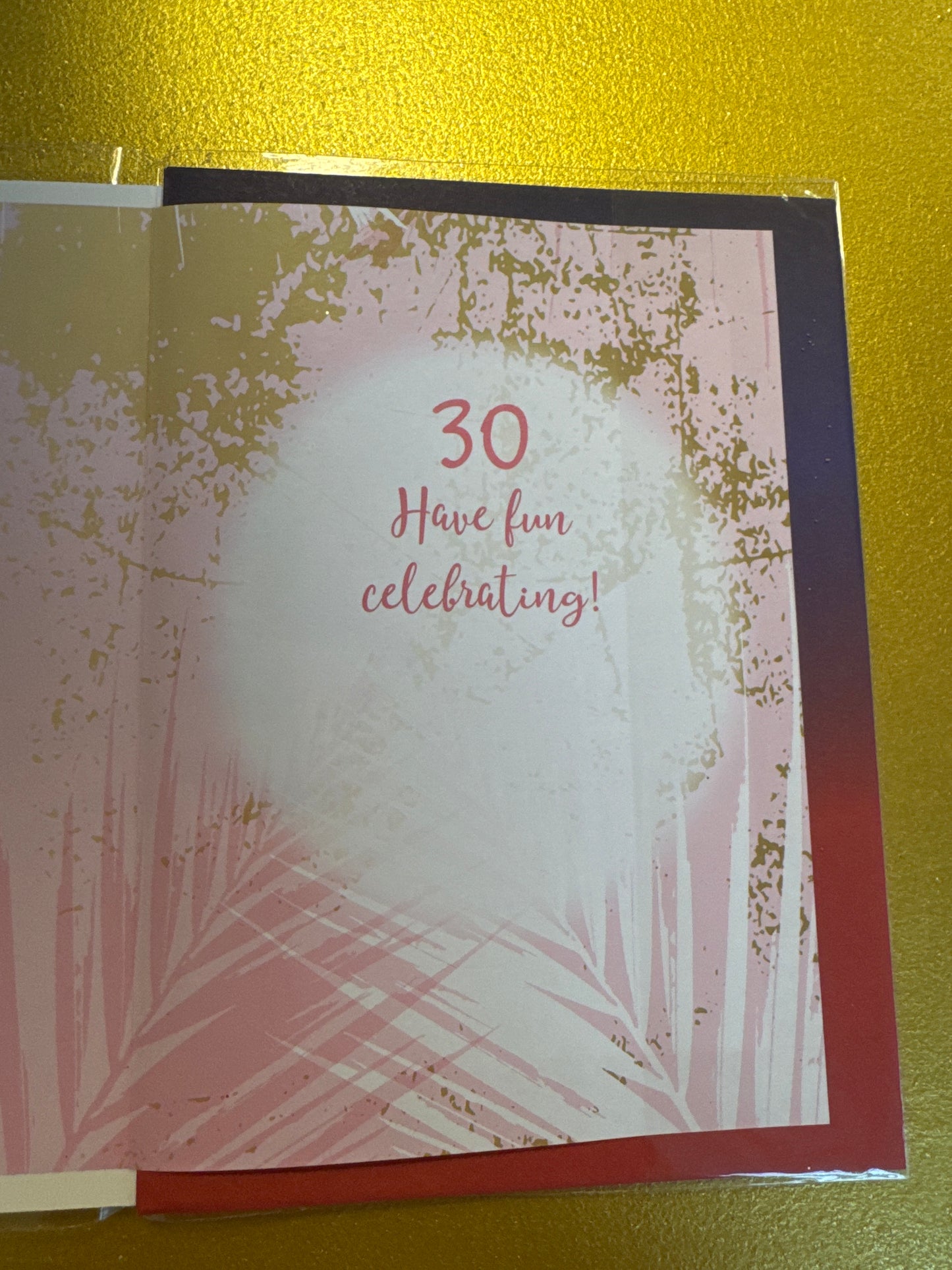 30th birthday card