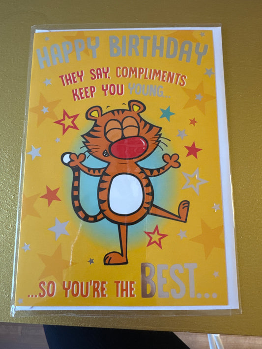 Birthday card - humour