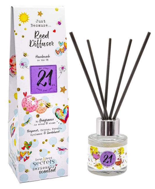 JUST BECAUSE OCCASION SPARKLY DIFFUSERS – 21ST, 50ML