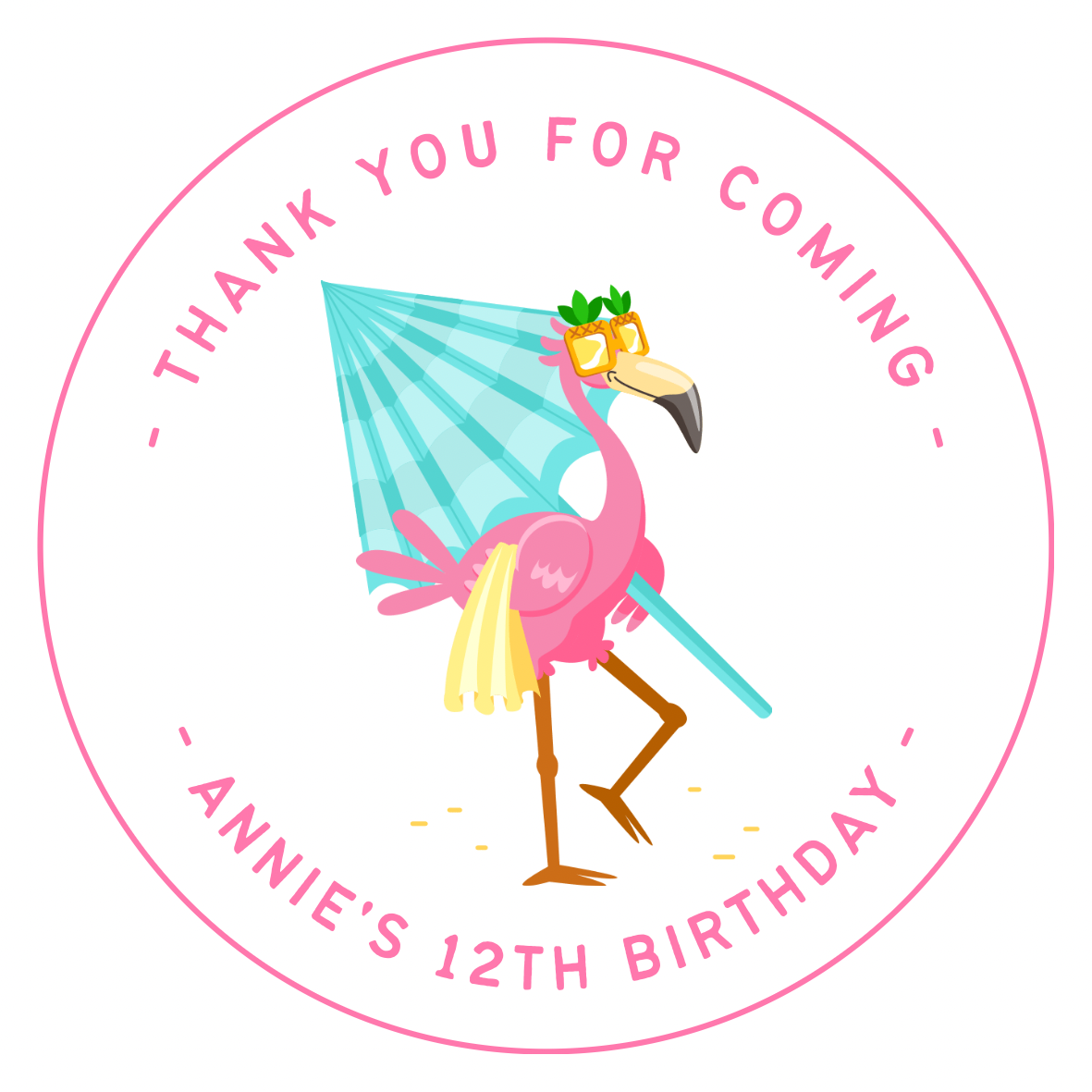 Children’s birthday stickers 20