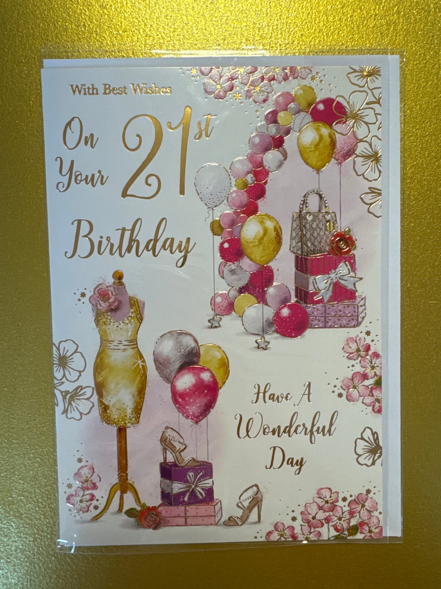 21st birthday card