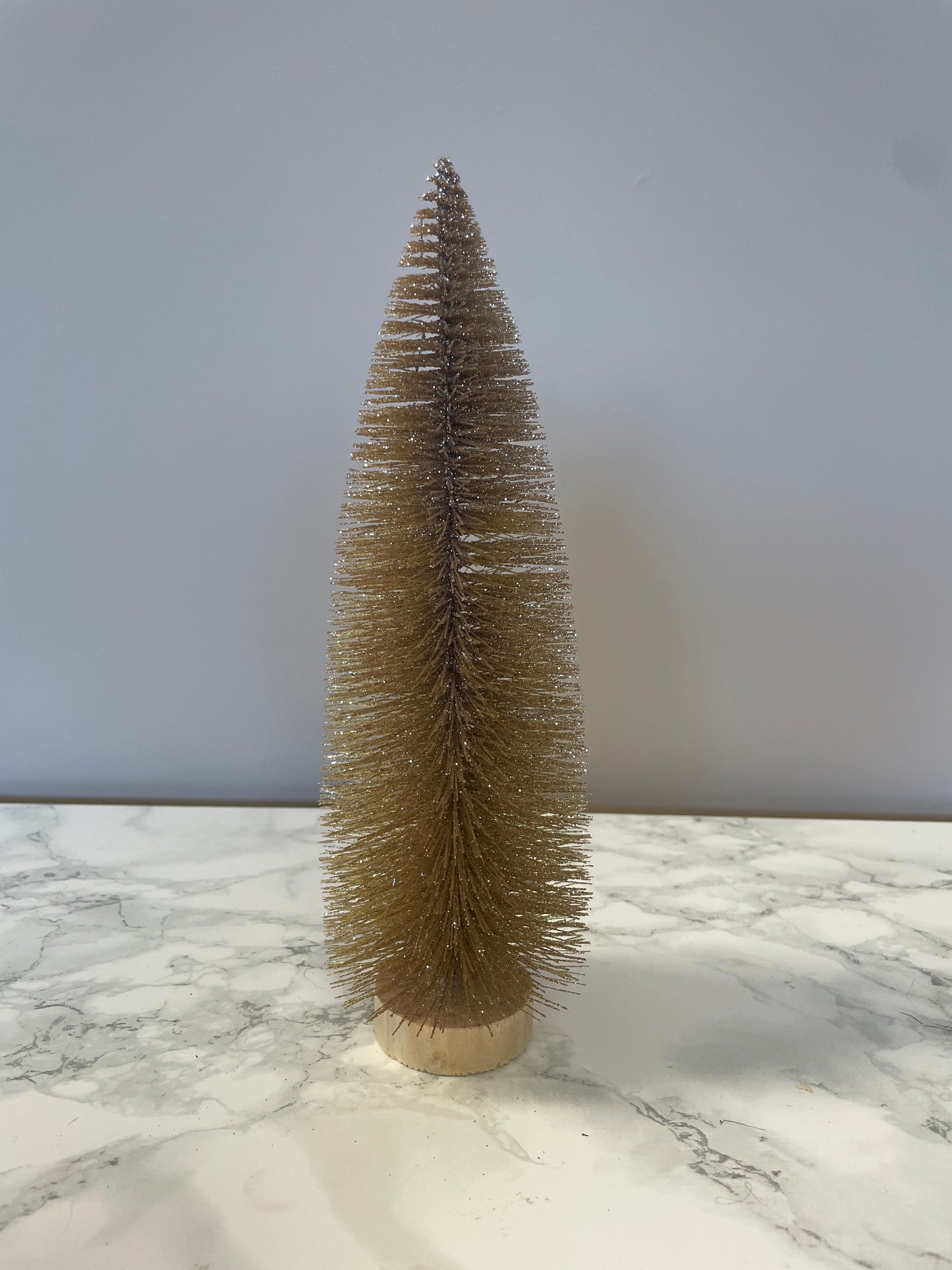 Medium gold christmas tree ornament