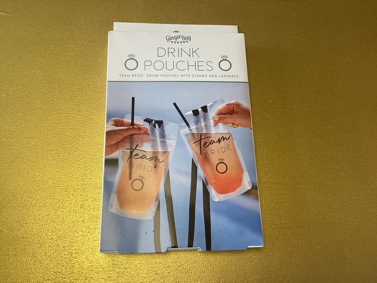 Team Bride Drink Pouches