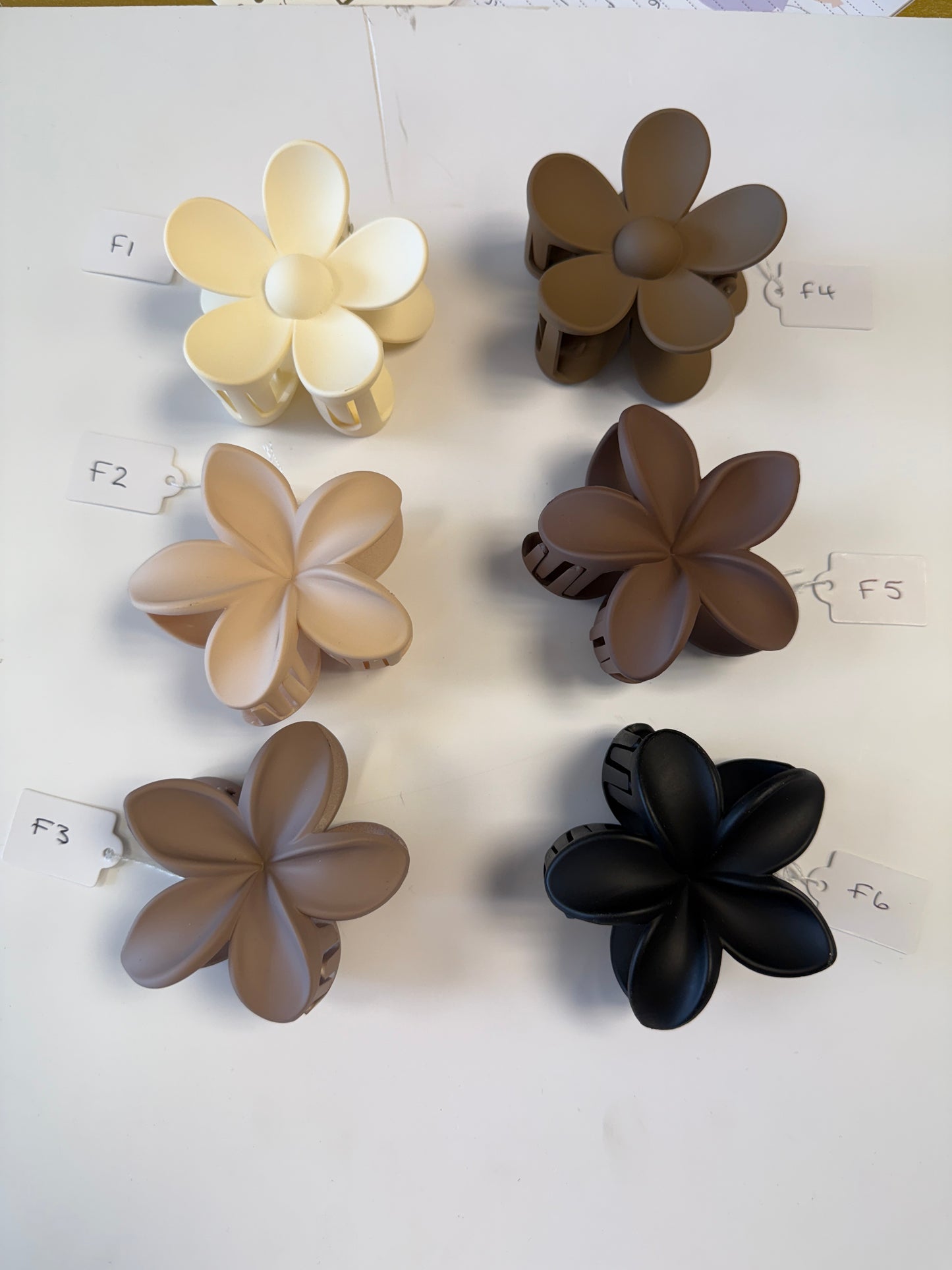Flower Claw Hair Clip