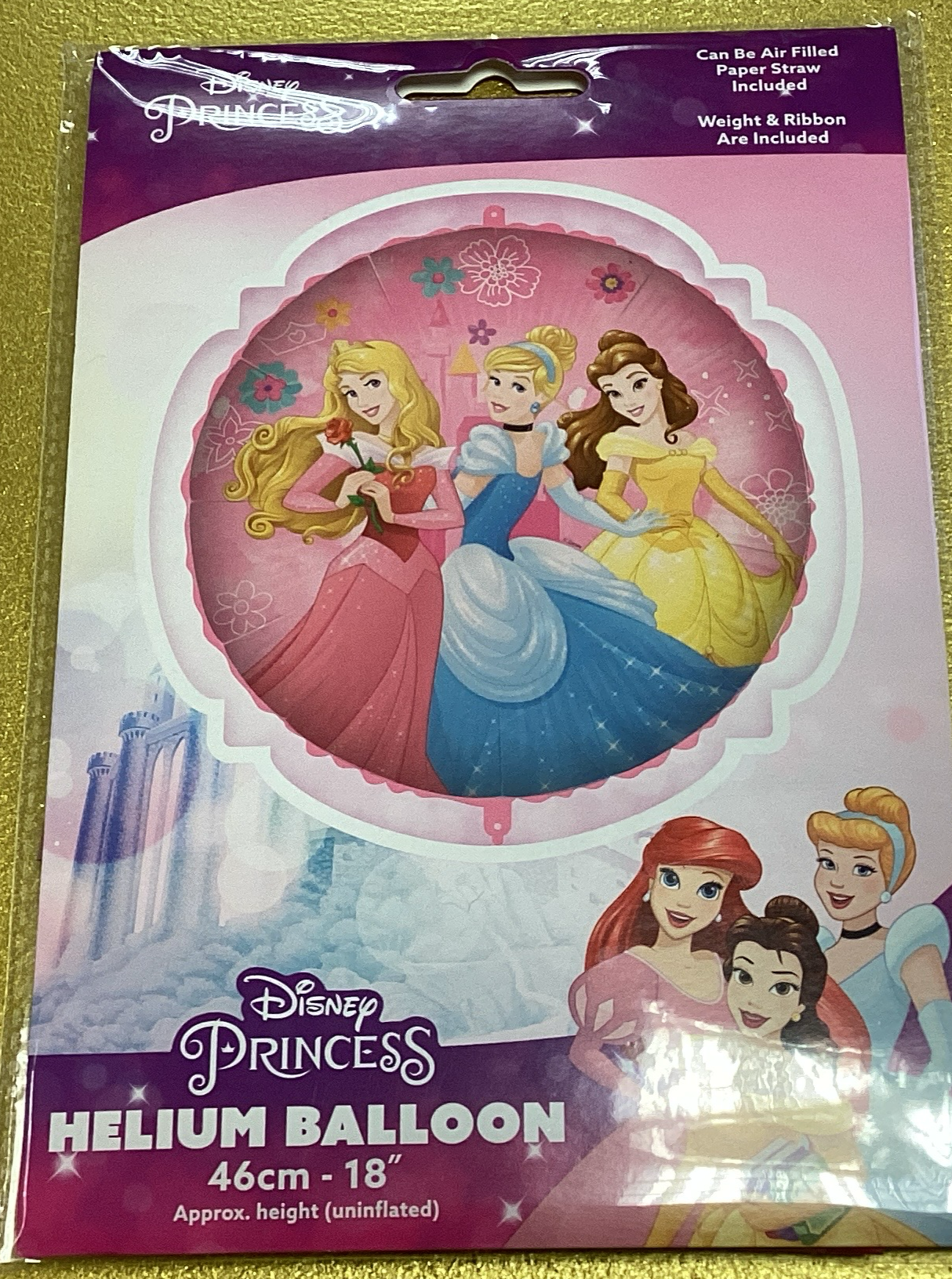 Disney princess foil balloon