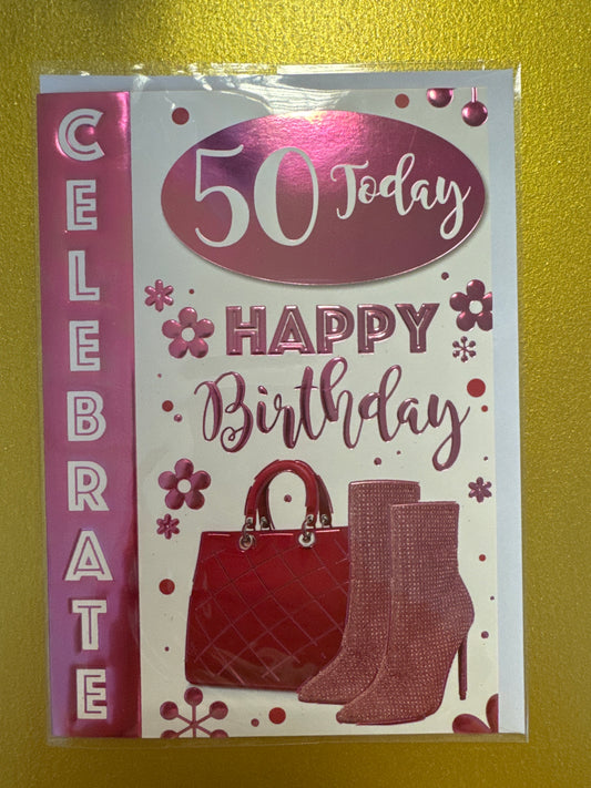 50th birthday card