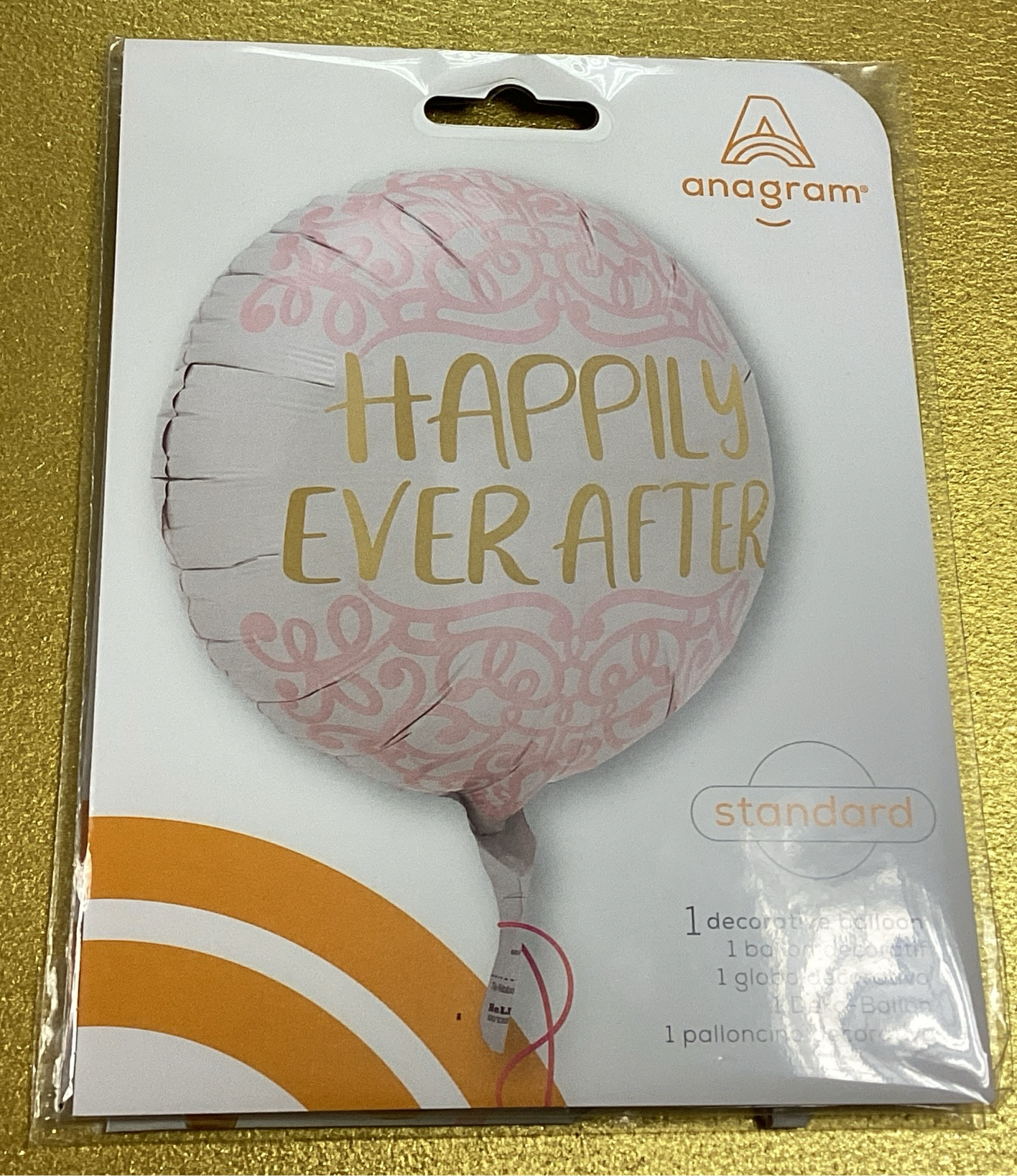 ‘Happily ever after’ foil balloon