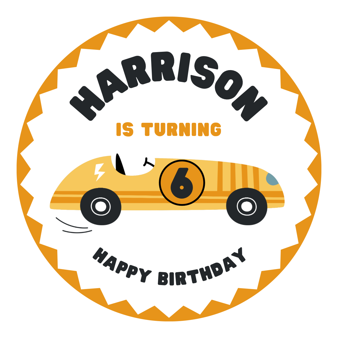 Children’s birthday stickers 20