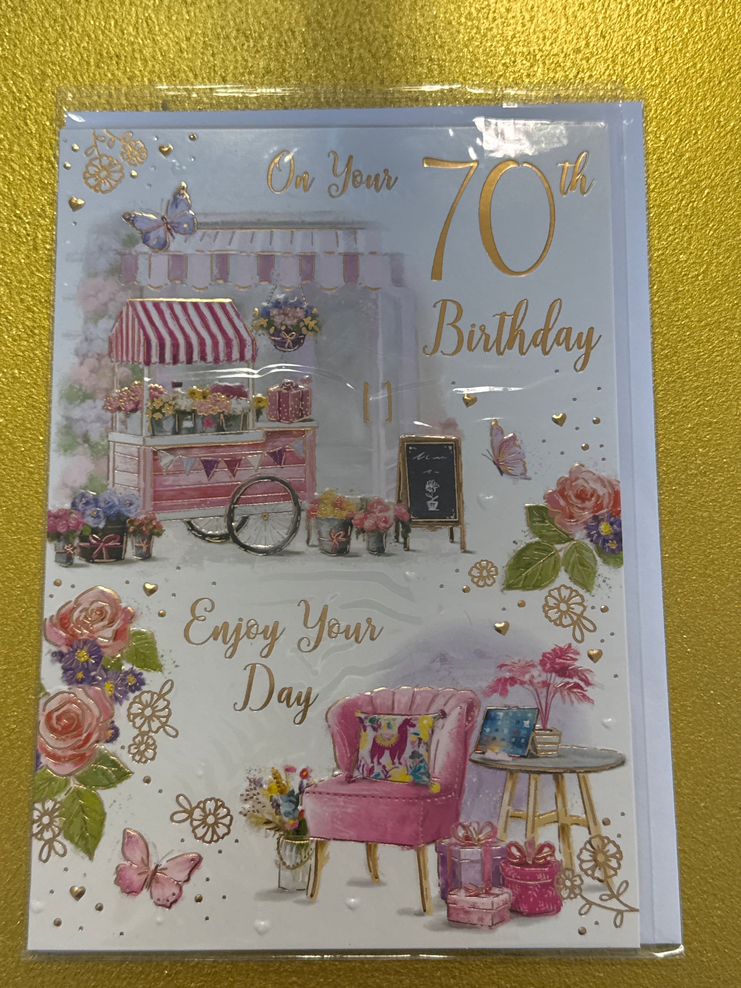 70th birthday card