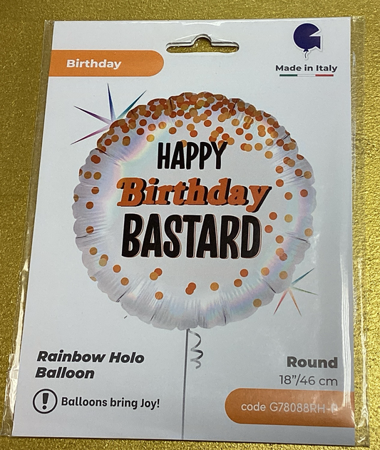 Happy birthday *censored* foil balloon