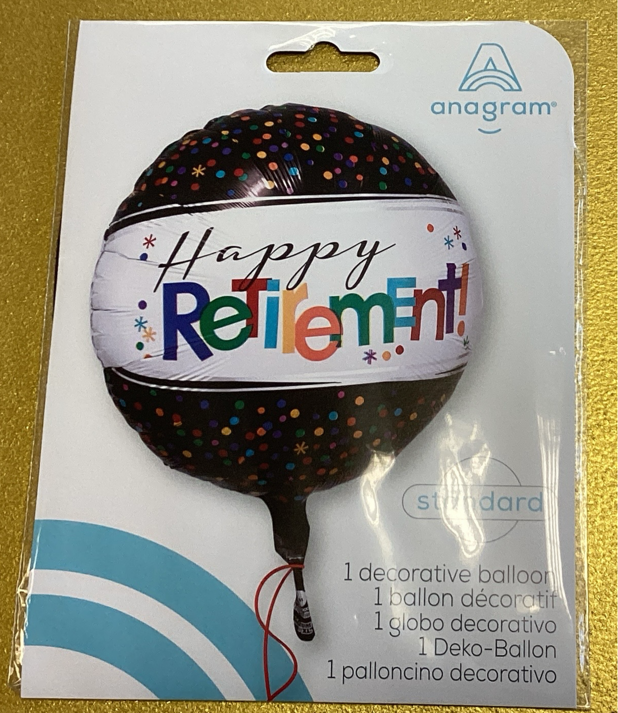 ‘Happy retirement!’ Foil balloon