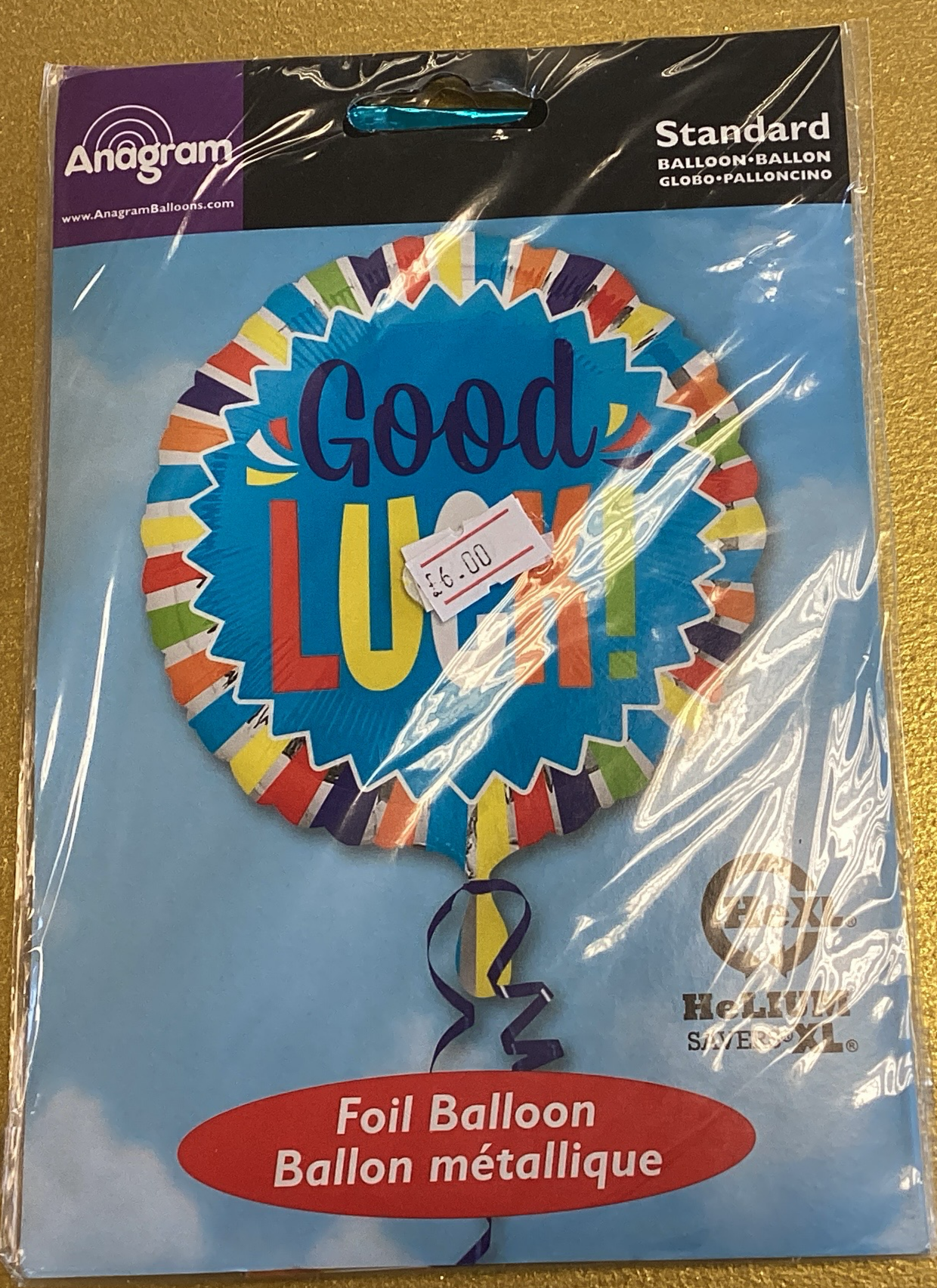 ‘Good Luck!’ Foil balloon