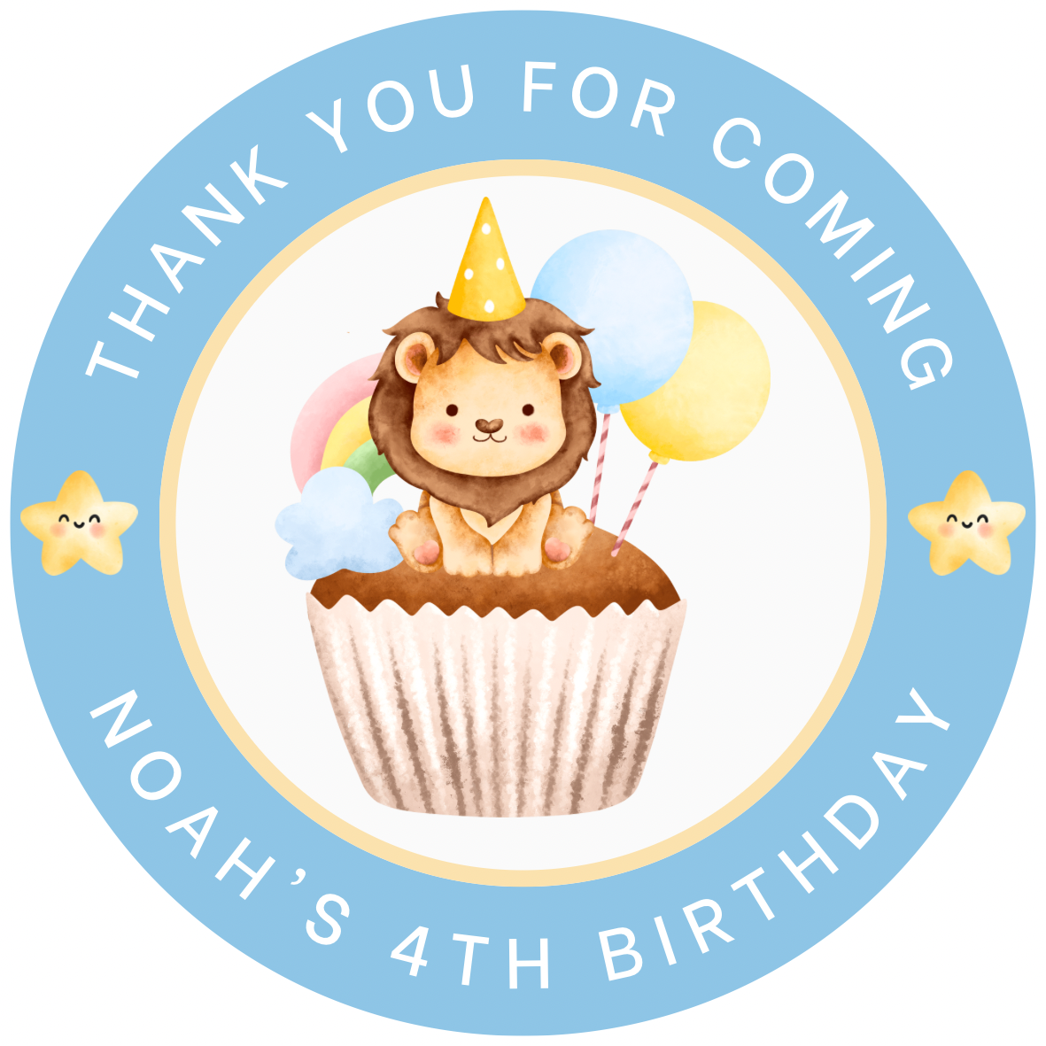 Children’s birthday stickers 20