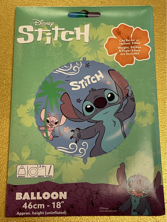 Stitch Disney foil balloon