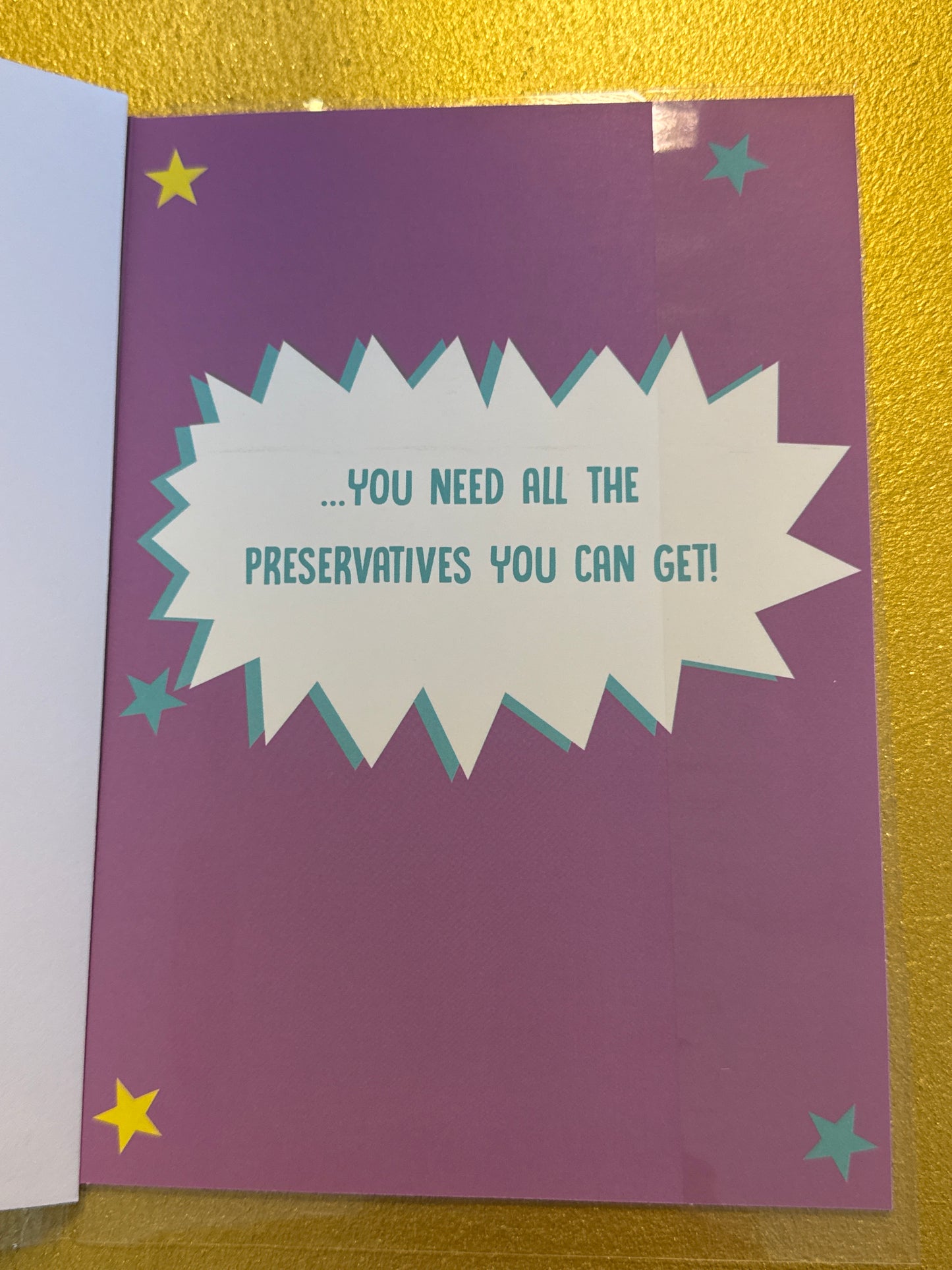 Birthday card - humour