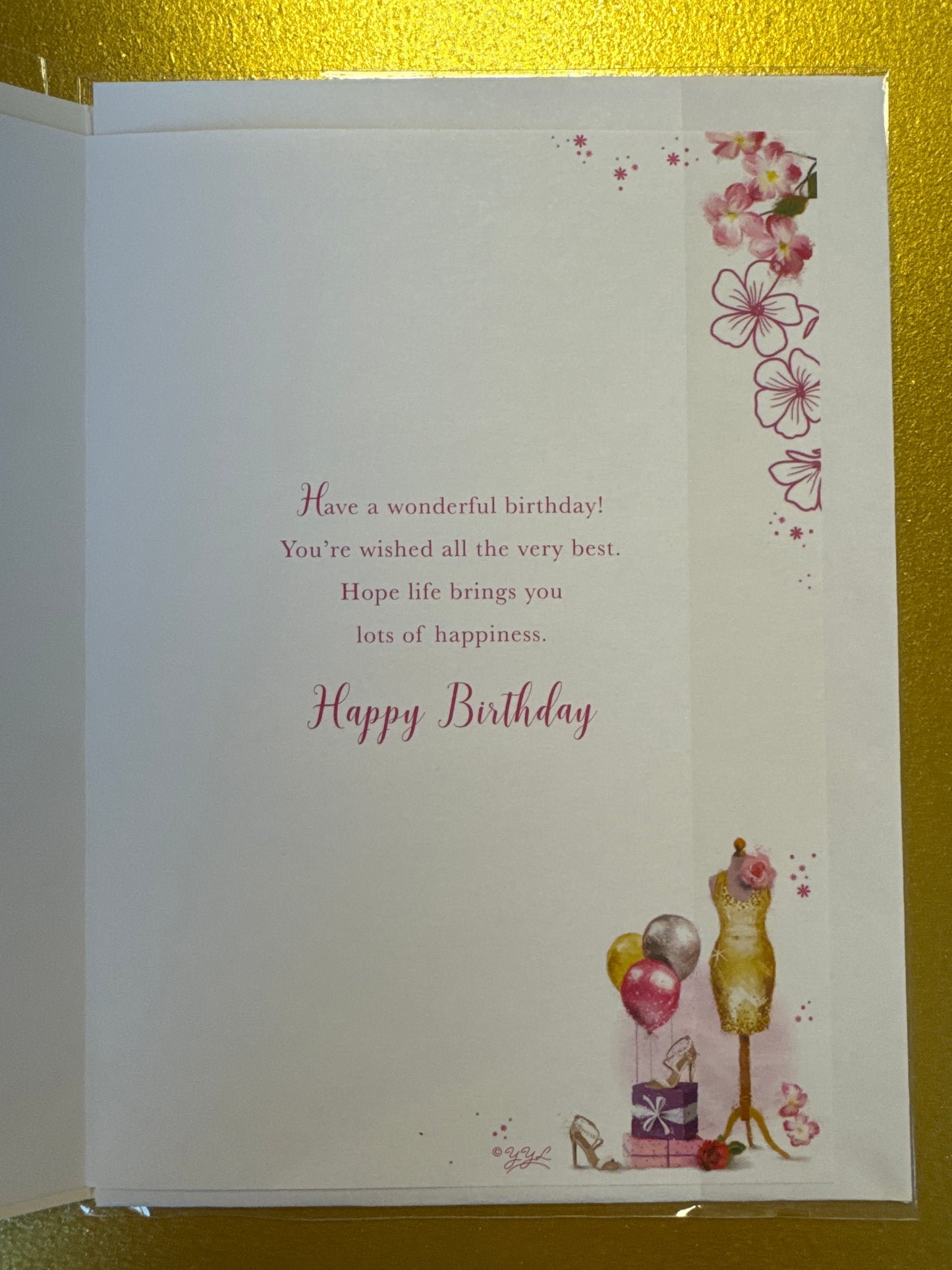 21st birthday card