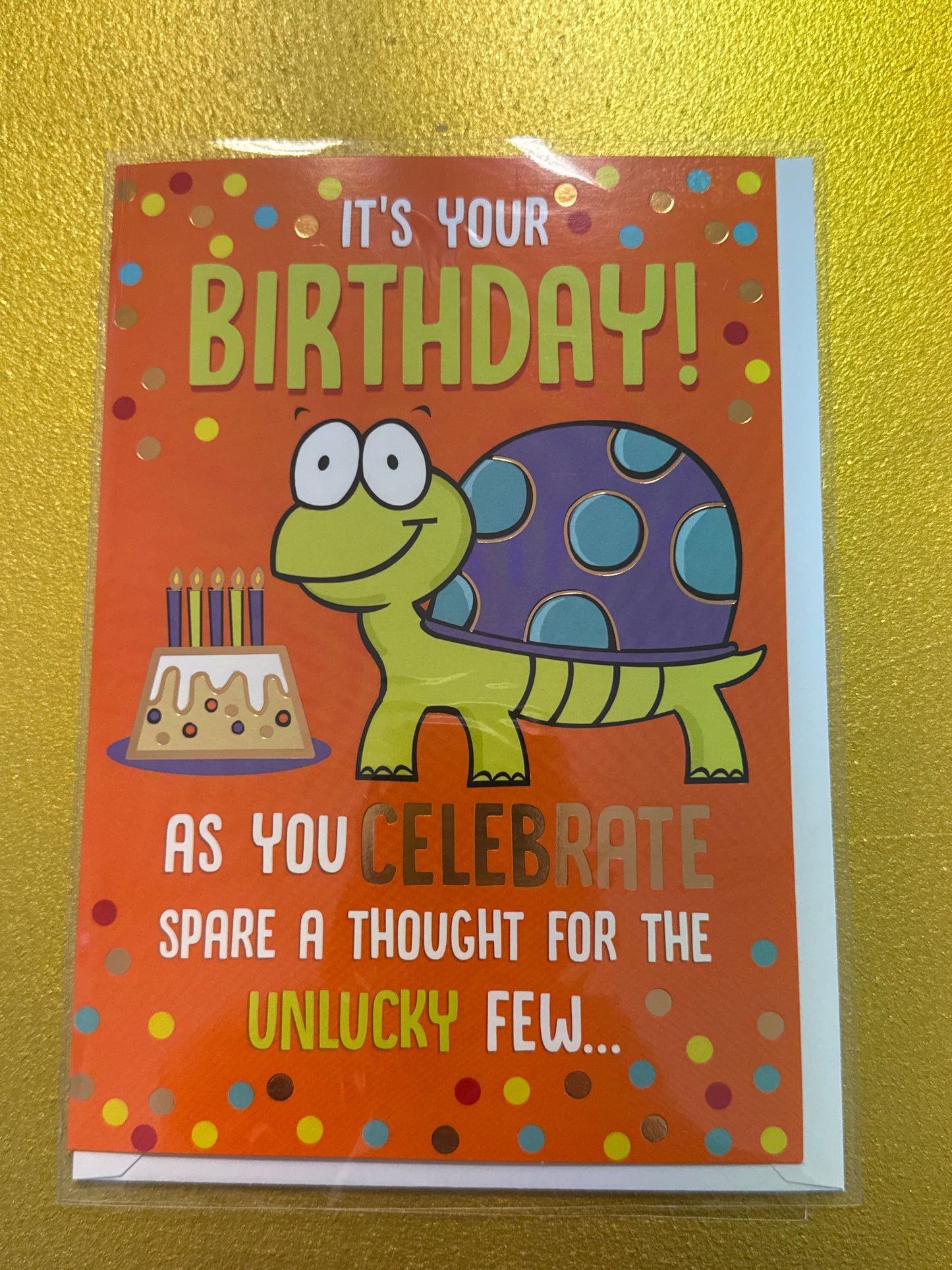 Birthday card - humour