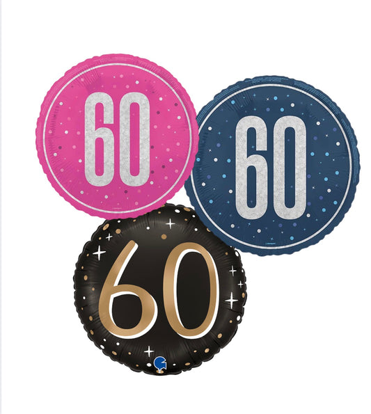 Age 60 Foil balloon