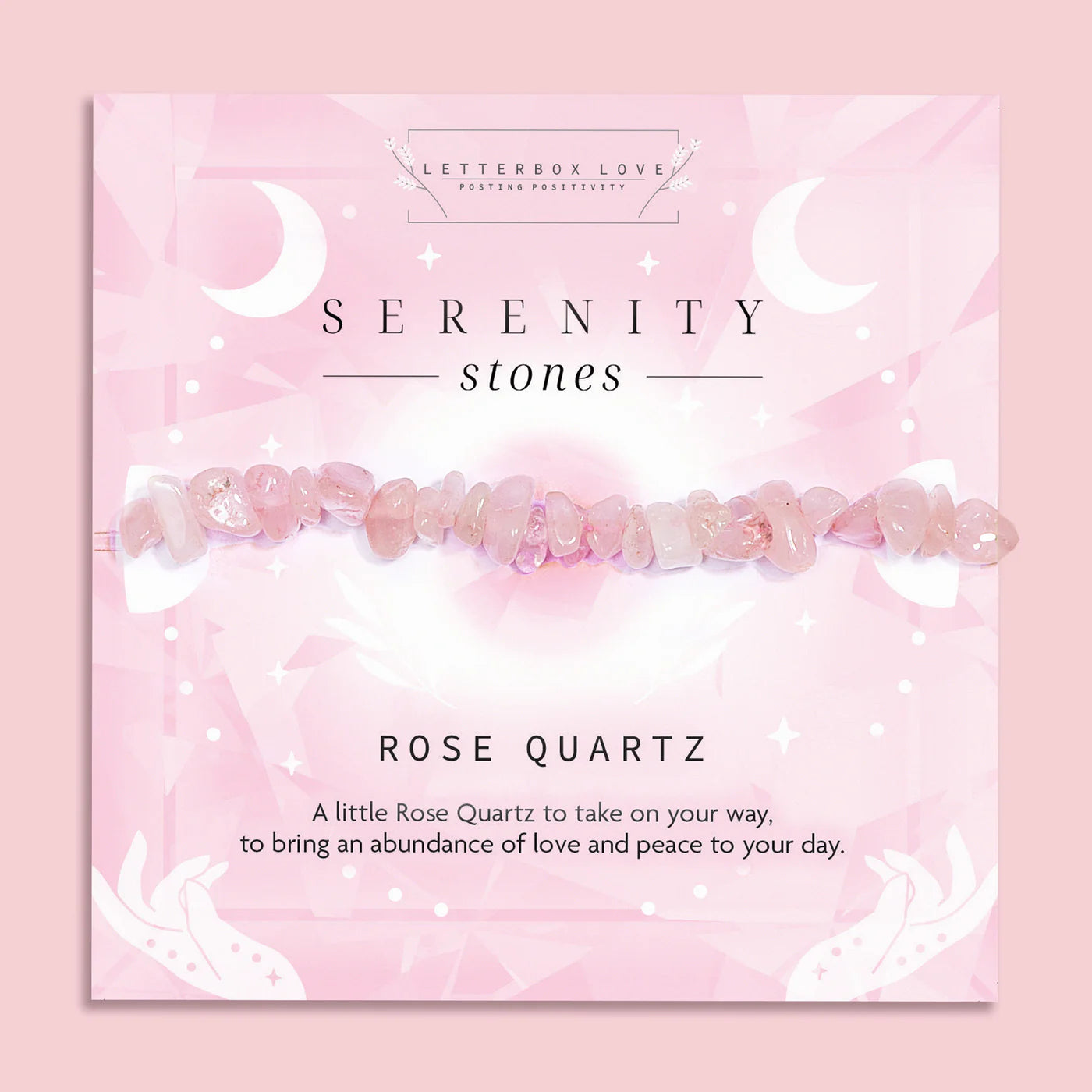 ROSE QUARTZ CRYSTAL BRACELET