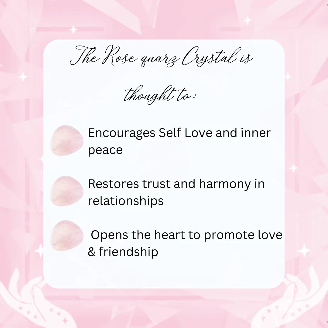 ROSE QUARTZ CRYSTAL BRACELET