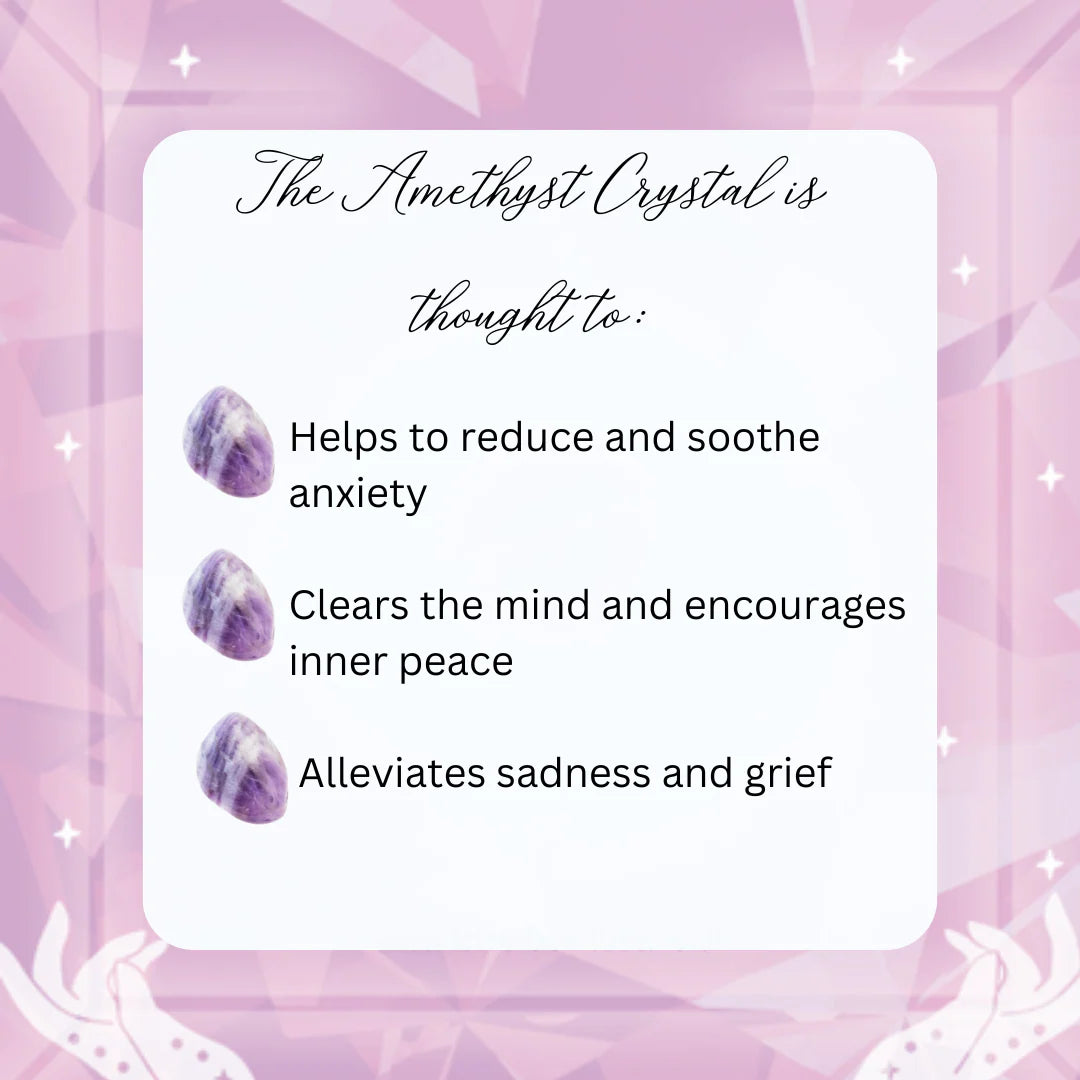 AMETHYST CRYSTAL CHIP BRACELET