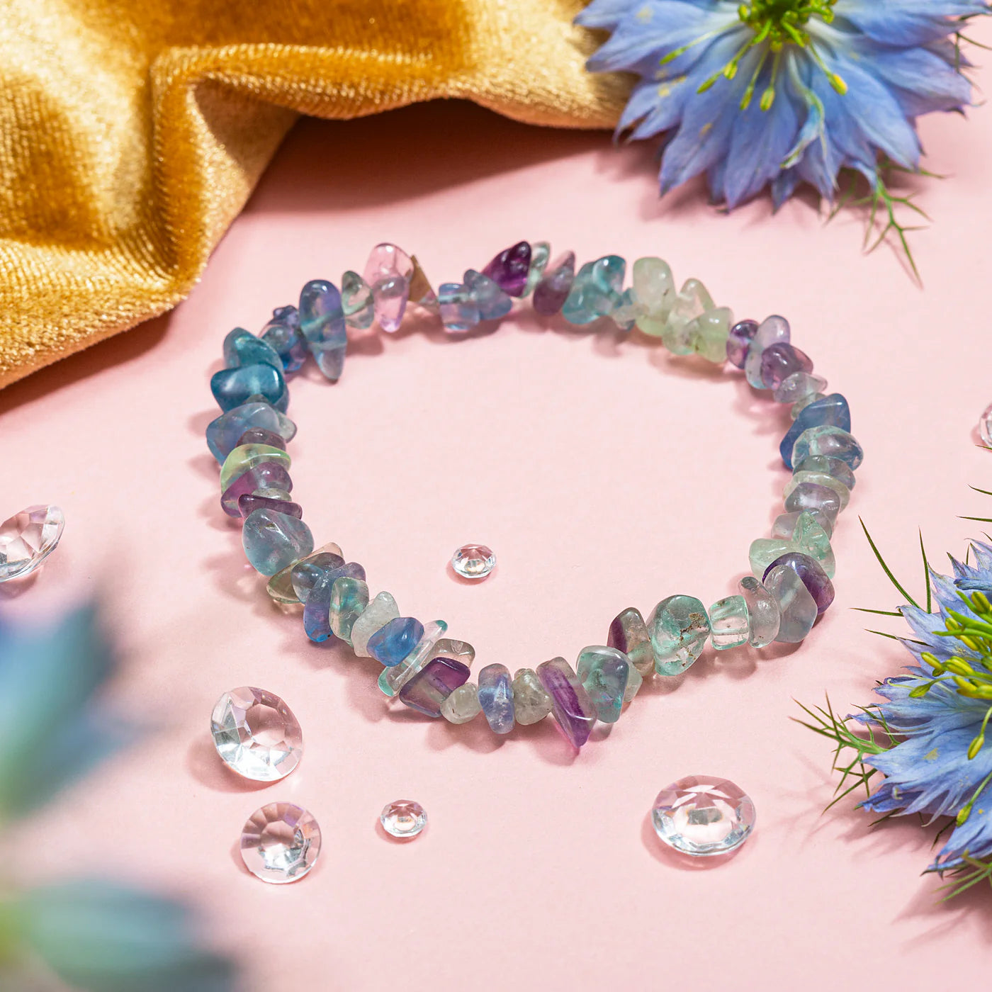 FLUORITE CRYSTAL BRACELET