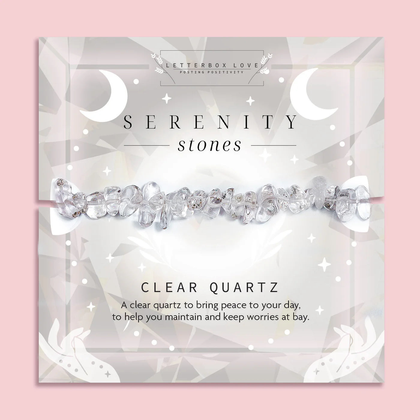 CLEAR QUARTZ CRYSTAL BRACELET