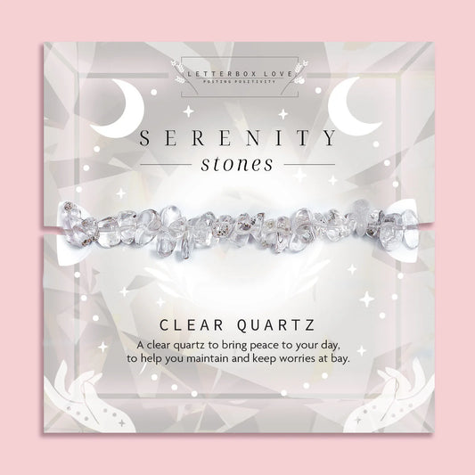 CLEAR QUARTZ CRYSTAL BRACELET