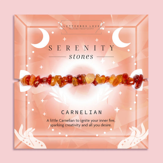 CARNELIAN CRYSTAL BRACELET