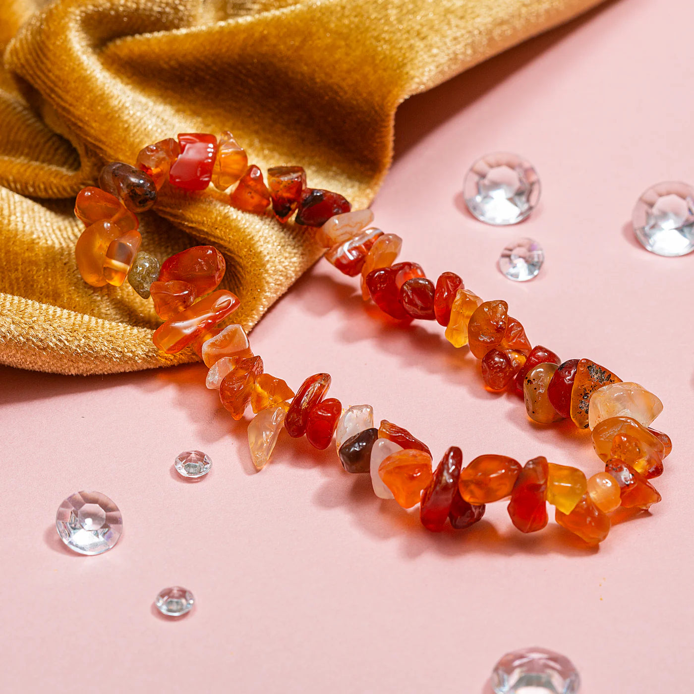 CARNELIAN CRYSTAL BRACELET