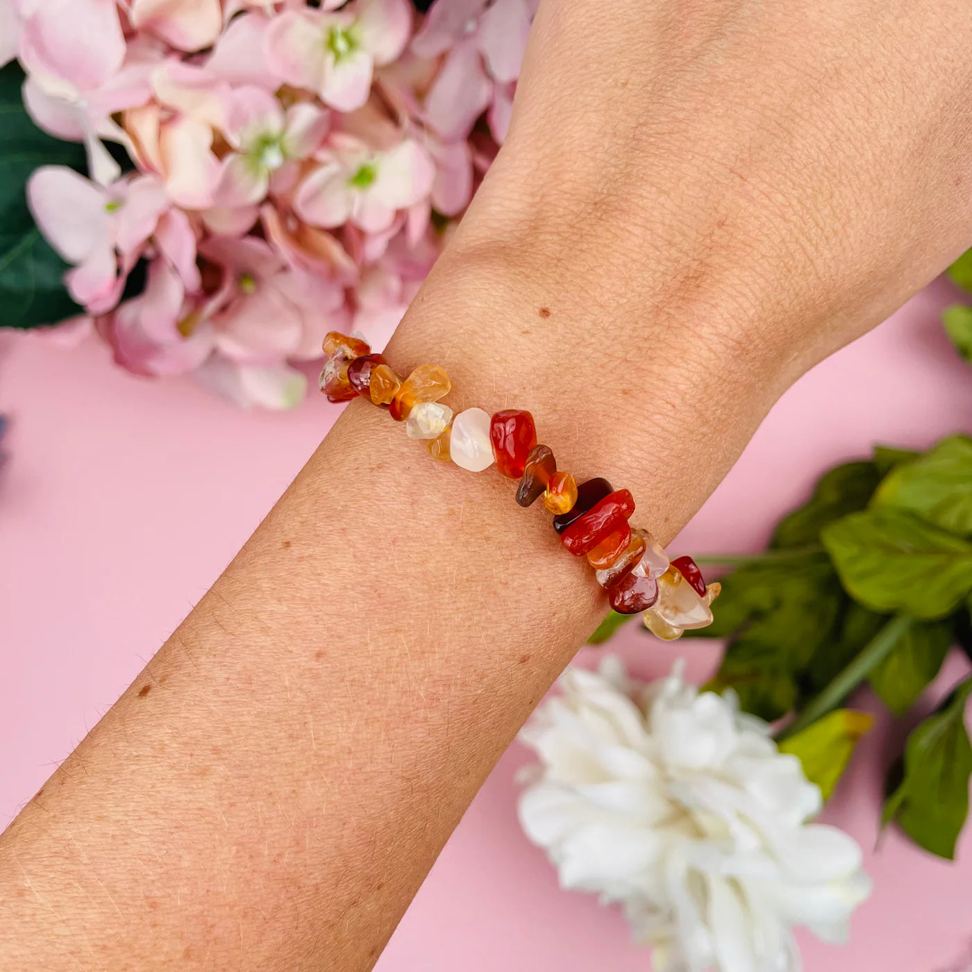CARNELIAN CRYSTAL BRACELET