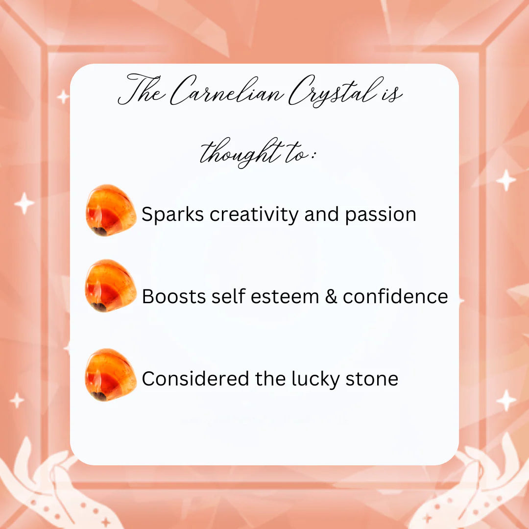 CARNELIAN CRYSTAL BRACELET