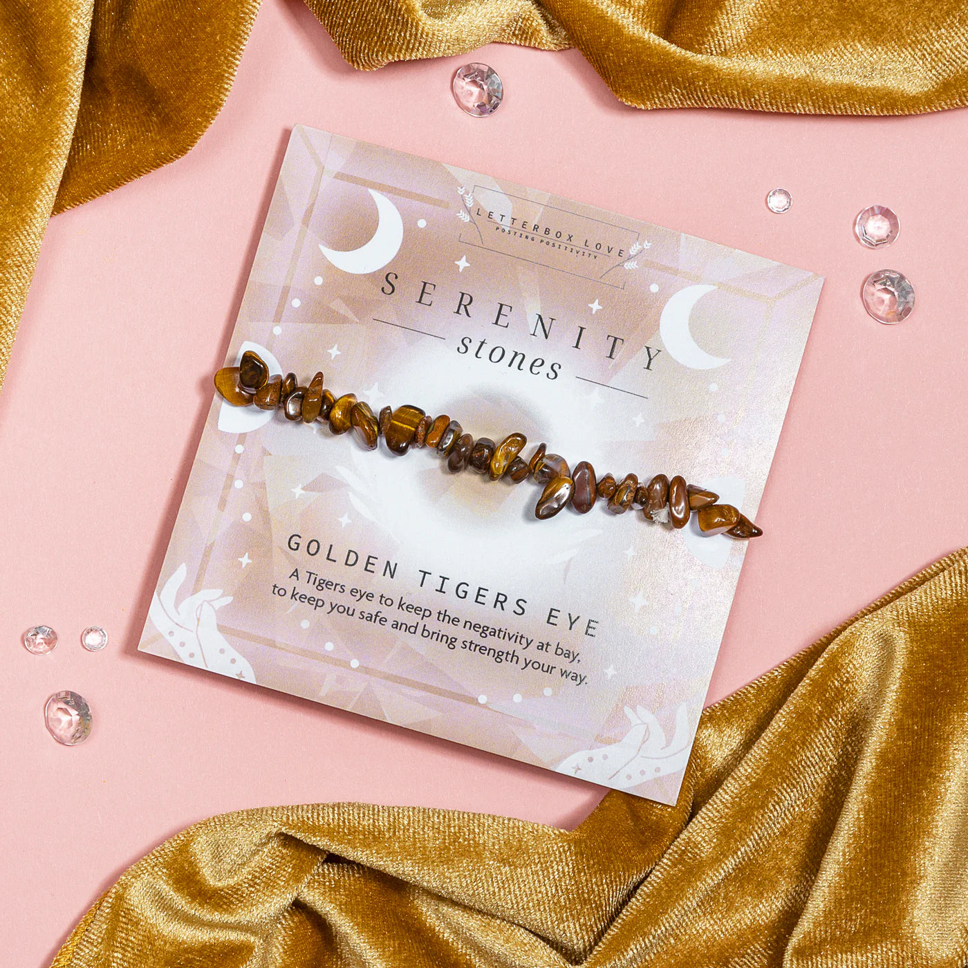 GOLDEN TIGERS EYE CRYSTAL BRACELET