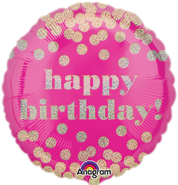 Happy Birthday foil balloon